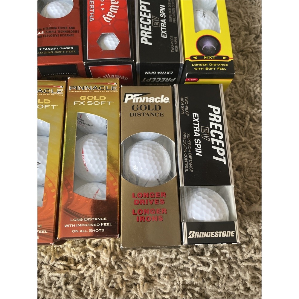 Callaway Titleist Bridgestone Golf Balls Open Box Never Used Lot of 12 Boxes - Picture 8 of 11